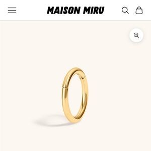 Maison Muir cartilage hoop